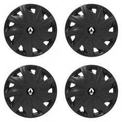 Puklice pre Renault (staršie logo) pre dodávky 15 Craft black