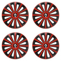 Puklice pre Renault (staršie logo) 16 TREND red and black