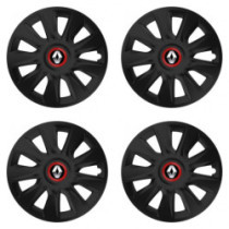 Puklice pre Renault (staršie logo) 16 STRATOS RR black