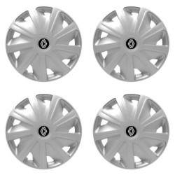 Puklice pre Renault (nové logo) pre dodávky 16 Craft silver