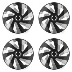 Puklice 16 Vector RC black and silver