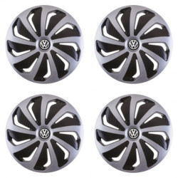 Puklice pre VW (čierne) 14 WIND SB