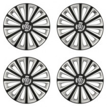 Puklice pre VW (čierne) 14 TREND RC double colour