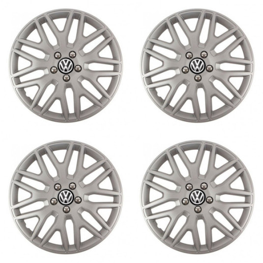 Puklice pre VW (čierne) 15 DAKAR