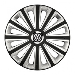 Puklice pre VW (čierne) 15 TREND RC double colour