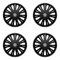 Puklice pre VW (čierne) 15 SPARK BLACK