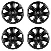 Puklice pre VW (čierne) 15 COMFORT BLACK