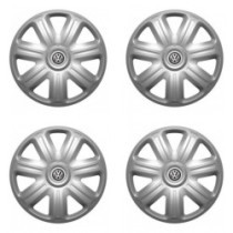 Puklice pre VW (čierne) 15 COMFORT