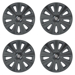 Puklice pre VW (čierne) 16 Aviator carbon RC16 grafite