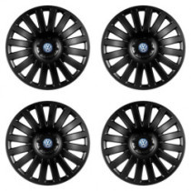 Puklice pre VW (modré) 14 Smart black