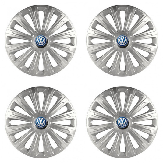 Puklice pre VW (modré) 14 TREND RC