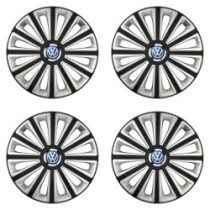 Puklice pre VW (modré) 14 TREND RC double colour