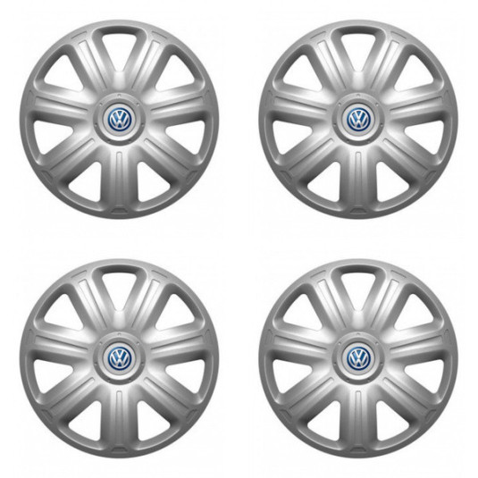 Puklice pre VW (modré) 14 COMFORT