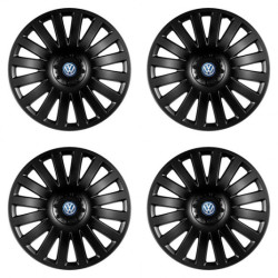 Puklice pre VW (modré) 15 Smart black