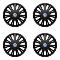 Puklice pre VW (modré) 15 SPARK BLACK