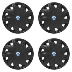 Puklice pre VW (modré) pre dodávky 15 Craft black