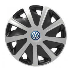 Puklice pre VW (modré) pre dodávky 16 Craft silver and black