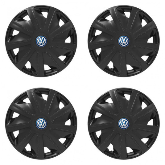 Puklice pre VW (modré) pre dodávky 16 Craft black