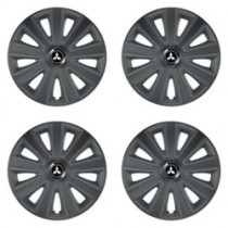 Puklice pre Mitsubishi (strieborné) 16 Aviator carbon RC16 grafite