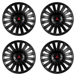 Puklice pre Mitsubishi (červené) 14 Smart black