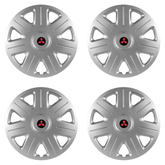 Puklice pre Mitsubishi (červené) 15 Master