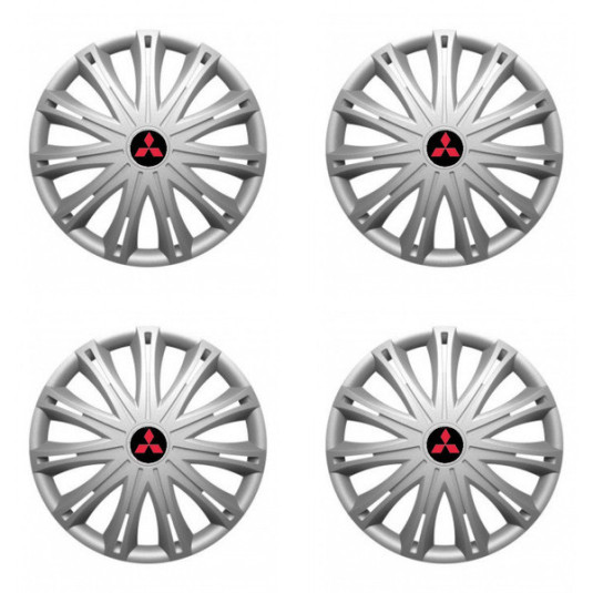 Puklice pre Mitsubishi (červené) 15 SPARK