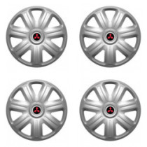 Puklice pre Mitsubishi (červené) 15 COMFORT