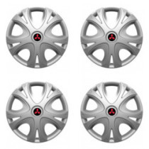 Puklice pre Mitsubishi (červené) 15 DYNAMIC