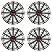 Puklice pre Mitsubishi (červené) 16 TREND RC double colour