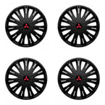 Puklice pre Mitsubishi (červené) 16 SPARK BLACK