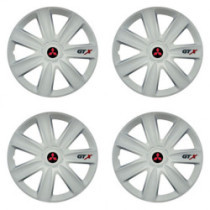 Puklice pre Mitsubishi (červené) 17 GTX carbon white