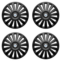 Puklice pre Volvo (biele) 14 Luxury black