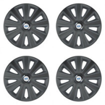 Puklice pre Volvo (biele) 14 Aviator carbon RC grafite