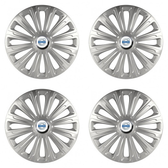 Puklice pre Volvo (biele) 14 TREND RC