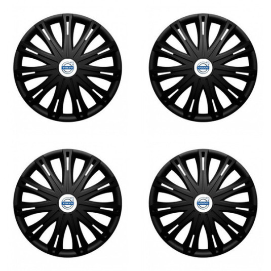 Puklice pre Volvo (biele) 14 SPARK BLACK1