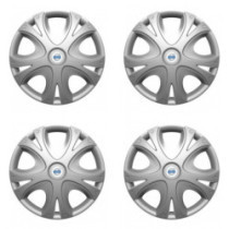 Puklice pre Volvo (biele) 14 DYNAMIC