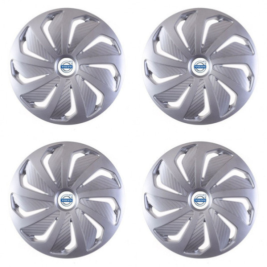 Puklice pre Volvo (biele) 15 WIND RC SI