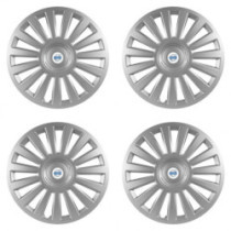 Puklice pre Volvo (biele) 15 Luxury