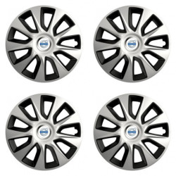 Puklice pre Volvo (biele) 15 STRATOS double colour - výpredaj