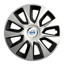 Puklice pre Volvo (biele) 15 STRATOS double colour - výpredaj