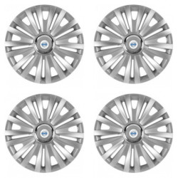 Puklice pre Volvo (biele) 15 ROYAL