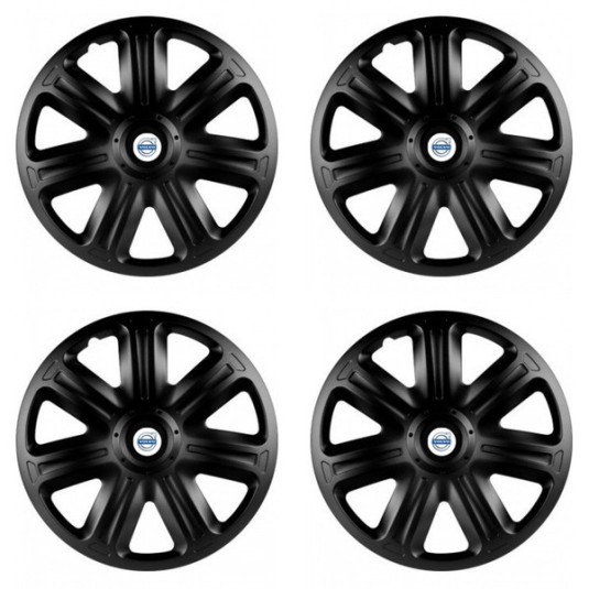 Puklice pre Volvo (biele) 15 COMFORT BLACK