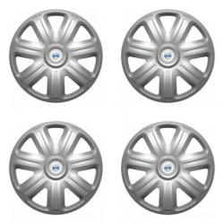 Puklice pre Volvo (biele) 15 COMFORT