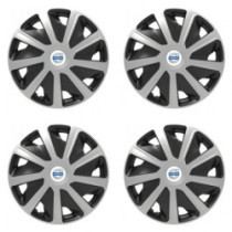 Puklice pre Volvo (biele) pre dodávky 15 Craft silver and black