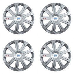 Puklice pre Volvo (biele) 16 Evo silver