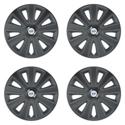 Puklice pre Volvo (biele) 16 Aviator carbon RC16 grafite