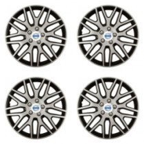 Puklice pre Volvo (biele) 16 Dakar NC silver and black