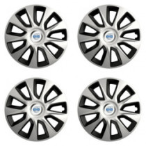 Puklice pre Volvo (biele) 16 STRATOS double colour