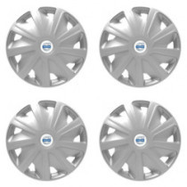 Puklice pre Volvo (biele) pre dodávky 16 Craft silver