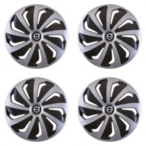 Puklice pre Volvo (čierne) 14 WIND SB